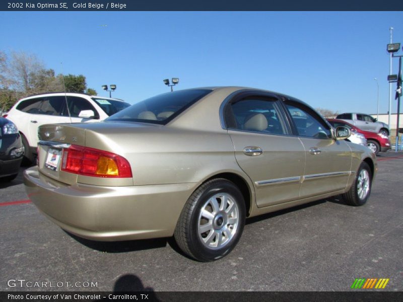 Gold Beige / Beige 2002 Kia Optima SE