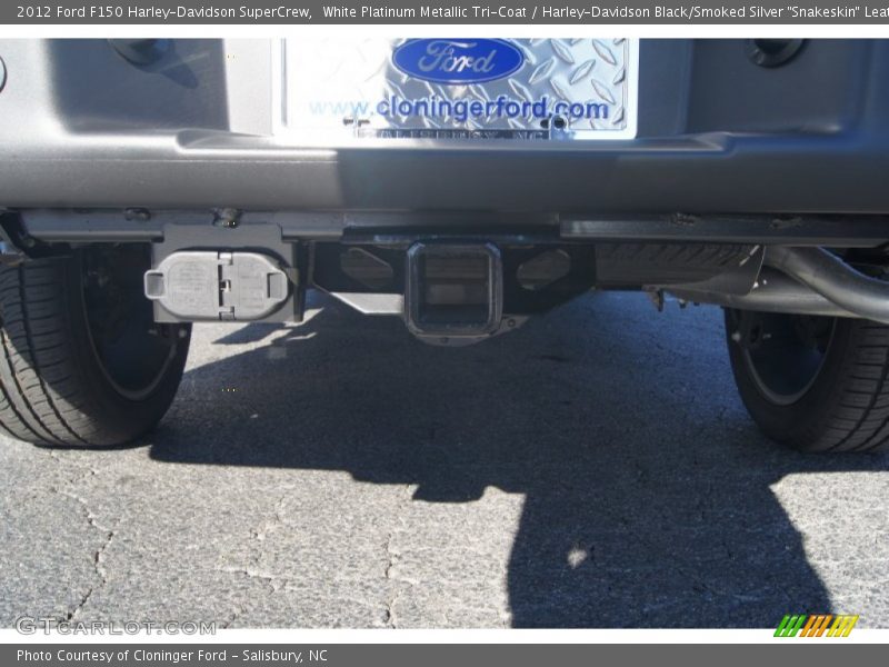 White Platinum Metallic Tri-Coat / Harley-Davidson Black/Smoked Silver 