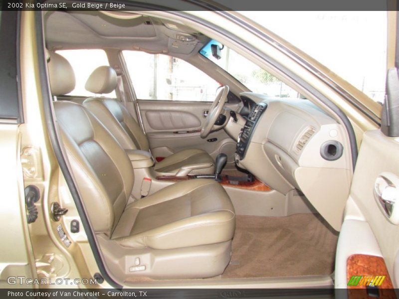 Gold Beige / Beige 2002 Kia Optima SE