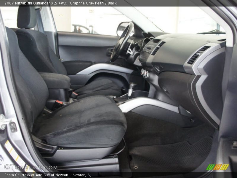 Graphite Gray Pearl / Black 2007 Mitsubishi Outlander XLS 4WD