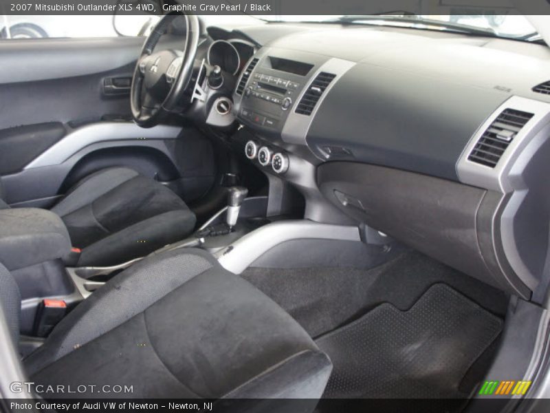 Graphite Gray Pearl / Black 2007 Mitsubishi Outlander XLS 4WD