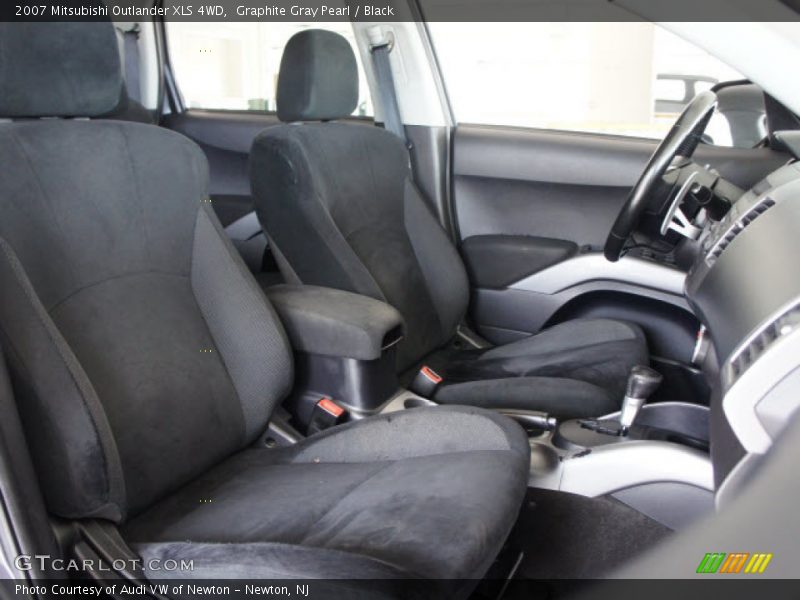 Graphite Gray Pearl / Black 2007 Mitsubishi Outlander XLS 4WD
