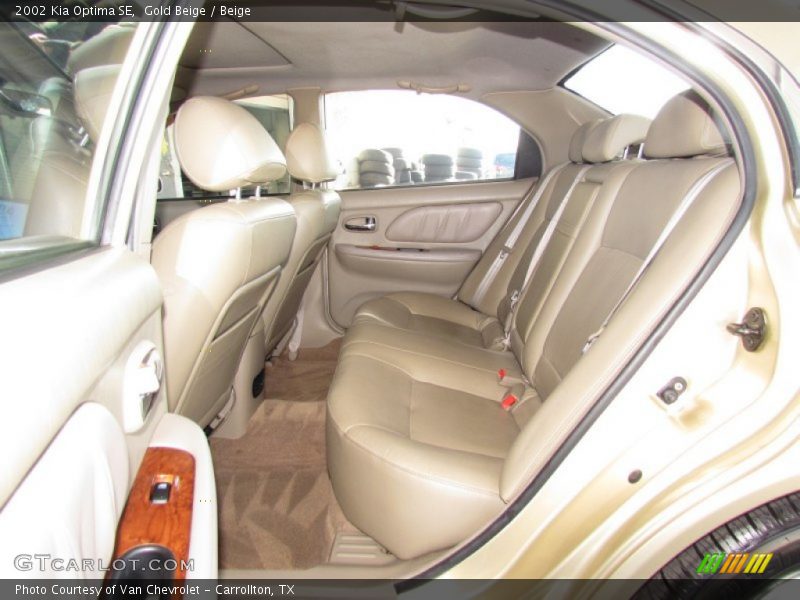 Gold Beige / Beige 2002 Kia Optima SE