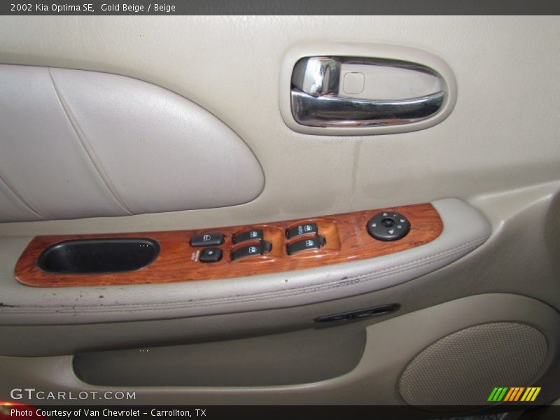 Gold Beige / Beige 2002 Kia Optima SE