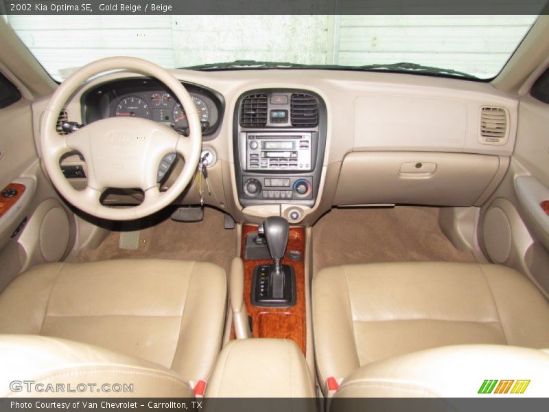 Gold Beige / Beige 2002 Kia Optima SE