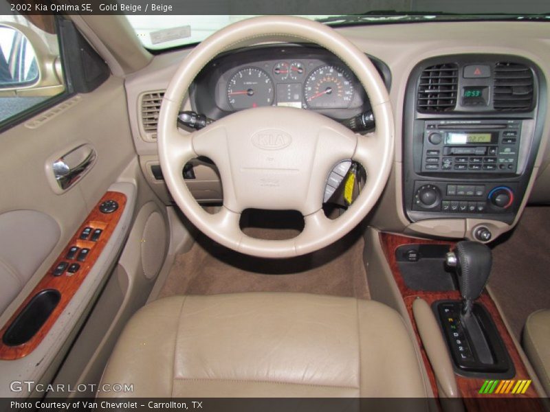 Gold Beige / Beige 2002 Kia Optima SE