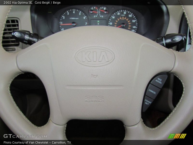 Gold Beige / Beige 2002 Kia Optima SE