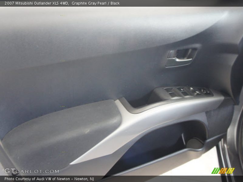 Graphite Gray Pearl / Black 2007 Mitsubishi Outlander XLS 4WD