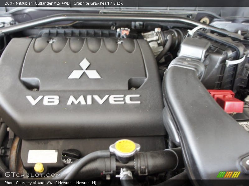 Graphite Gray Pearl / Black 2007 Mitsubishi Outlander XLS 4WD