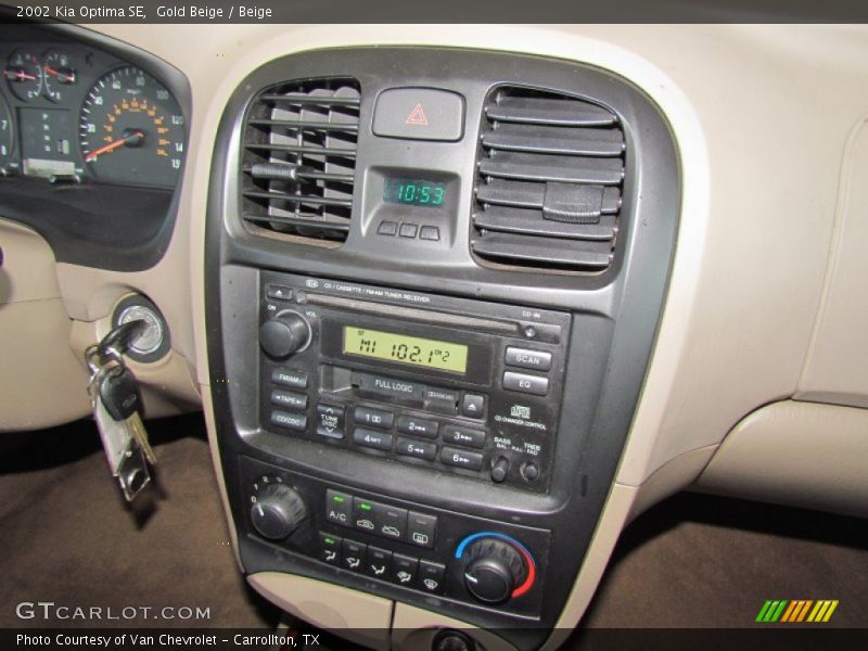 Gold Beige / Beige 2002 Kia Optima SE