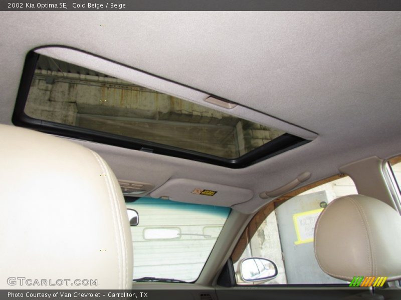 Gold Beige / Beige 2002 Kia Optima SE