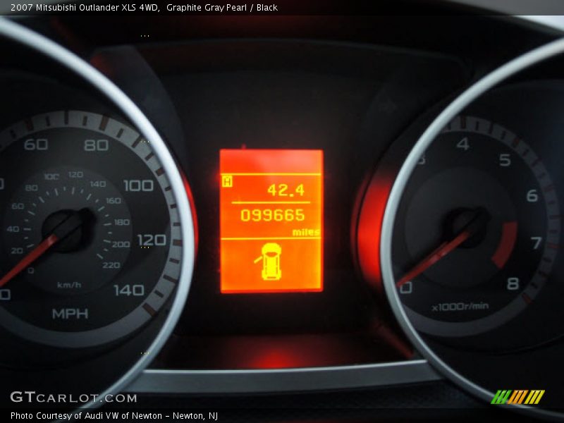 Graphite Gray Pearl / Black 2007 Mitsubishi Outlander XLS 4WD
