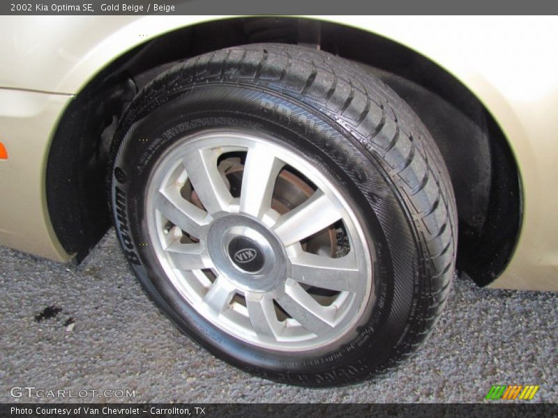 Gold Beige / Beige 2002 Kia Optima SE
