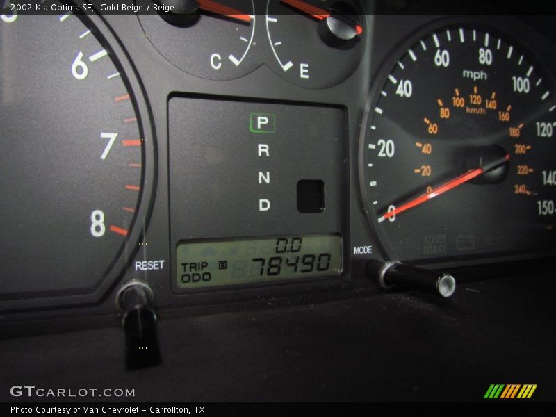 Gold Beige / Beige 2002 Kia Optima SE