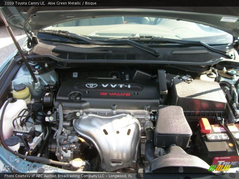 Aloe Green Metallic / Bisque 2009 Toyota Camry LE