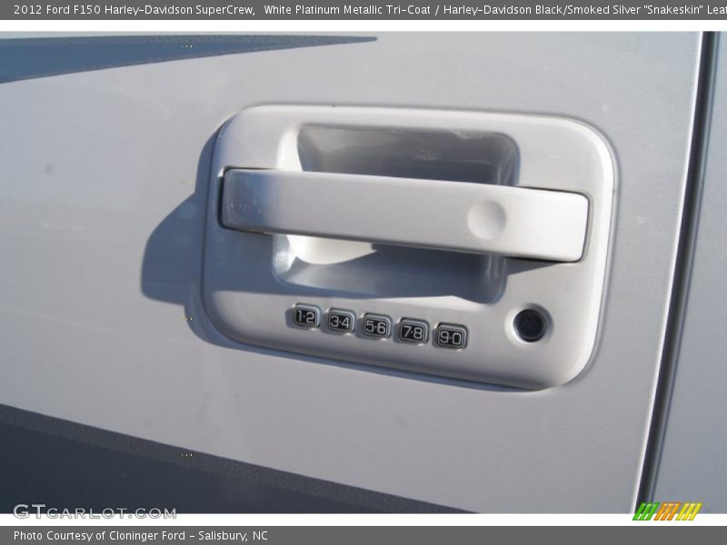 White Platinum Metallic Tri-Coat / Harley-Davidson Black/Smoked Silver 