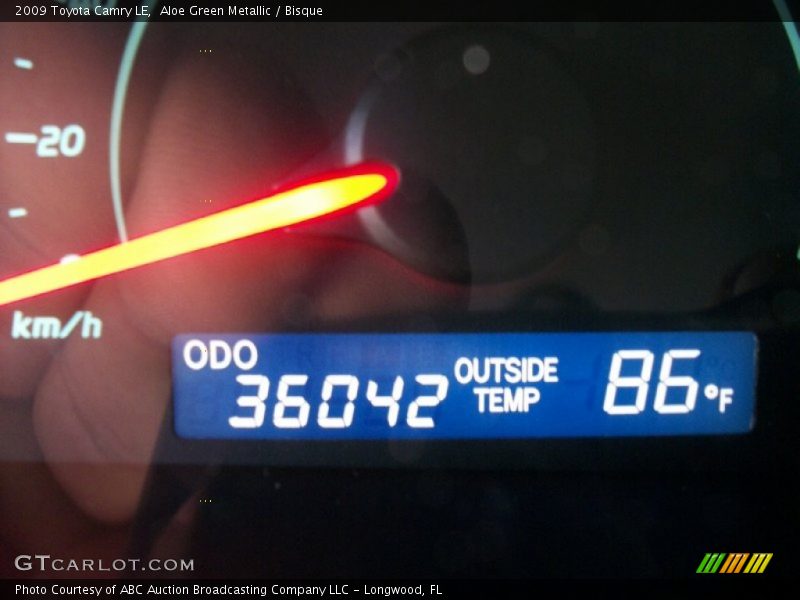 Aloe Green Metallic / Bisque 2009 Toyota Camry LE