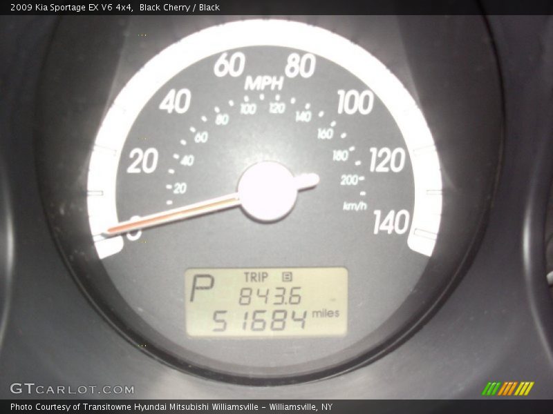 Black Cherry / Black 2009 Kia Sportage EX V6 4x4