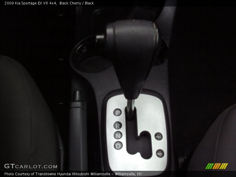 Black Cherry / Black 2009 Kia Sportage EX V6 4x4