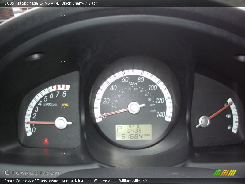 Black Cherry / Black 2009 Kia Sportage EX V6 4x4