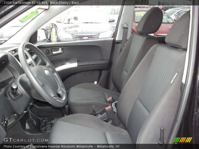 Black Cherry / Black 2009 Kia Sportage EX V6 4x4