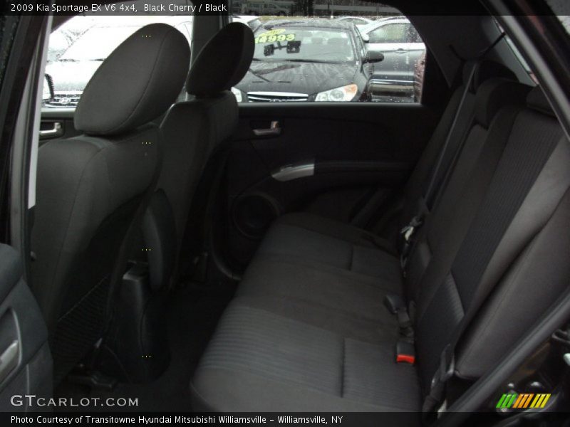 Black Cherry / Black 2009 Kia Sportage EX V6 4x4