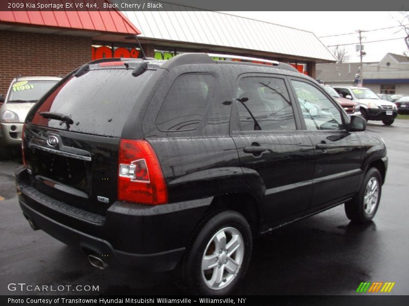 Black Cherry / Black 2009 Kia Sportage EX V6 4x4