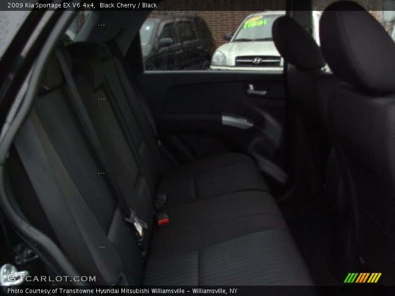 Black Cherry / Black 2009 Kia Sportage EX V6 4x4
