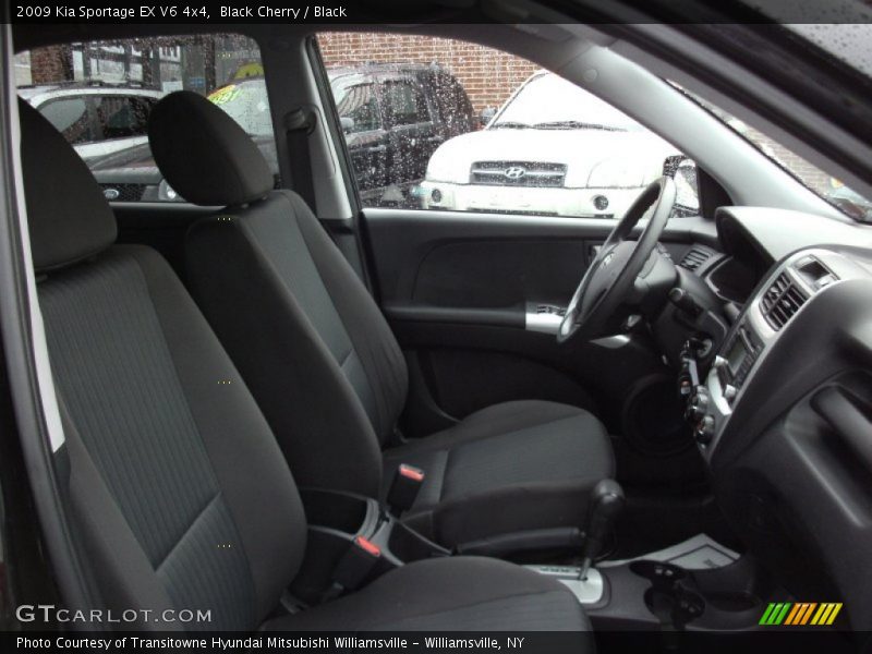 Black Cherry / Black 2009 Kia Sportage EX V6 4x4