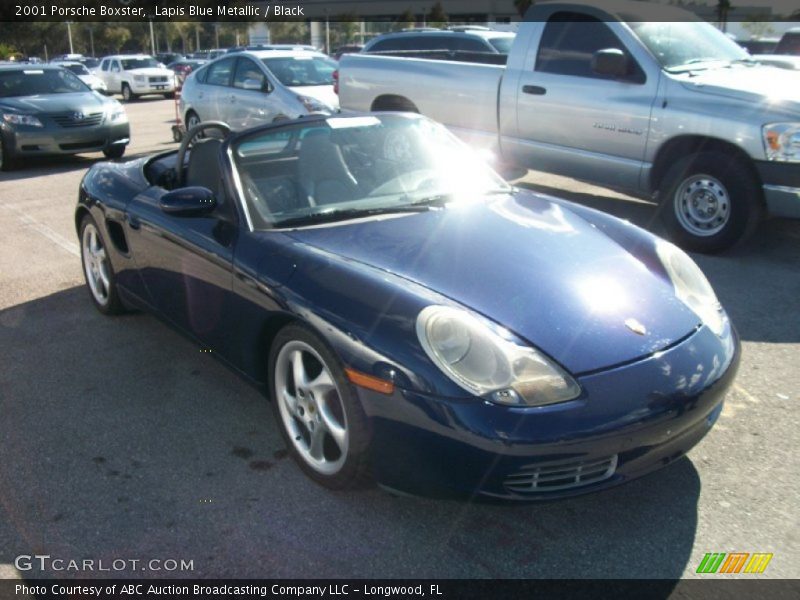 Lapis Blue Metallic / Black 2001 Porsche Boxster