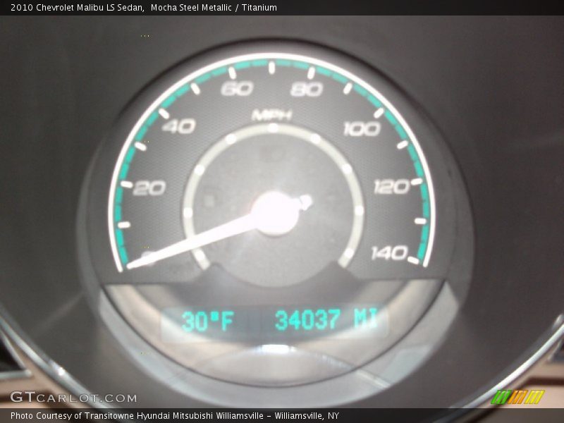 Mocha Steel Metallic / Titanium 2010 Chevrolet Malibu LS Sedan