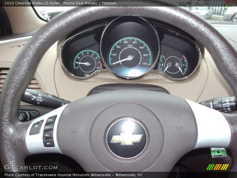 Mocha Steel Metallic / Titanium 2010 Chevrolet Malibu LS Sedan