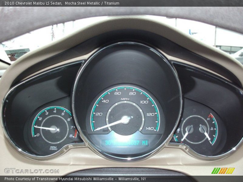 Mocha Steel Metallic / Titanium 2010 Chevrolet Malibu LS Sedan