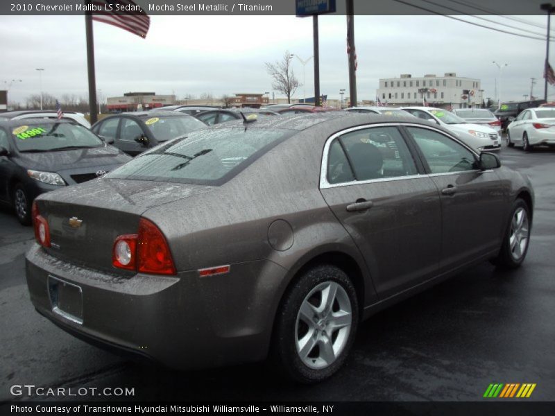 Mocha Steel Metallic / Titanium 2010 Chevrolet Malibu LS Sedan