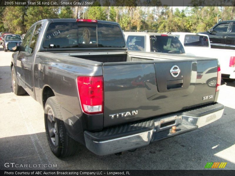 Smoke Gray / Steel 2005 Nissan Titan SE King Cab