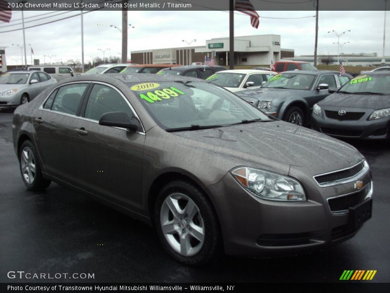 Mocha Steel Metallic / Titanium 2010 Chevrolet Malibu LS Sedan