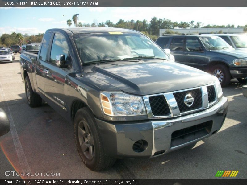 Smoke Gray / Steel 2005 Nissan Titan SE King Cab