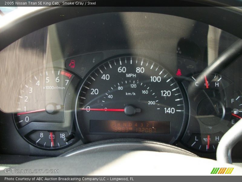 Smoke Gray / Steel 2005 Nissan Titan SE King Cab