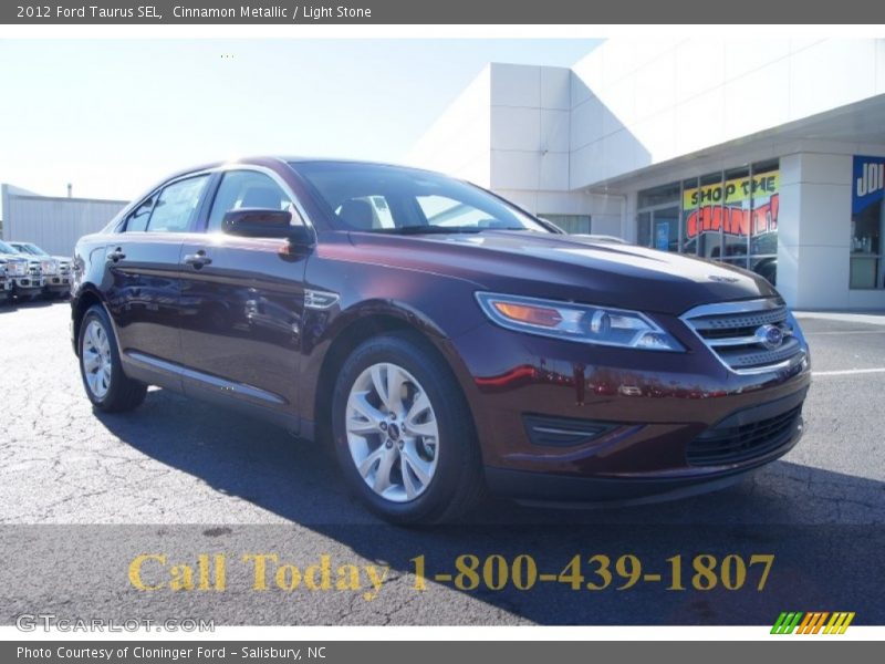 Cinnamon Metallic / Light Stone 2012 Ford Taurus SEL