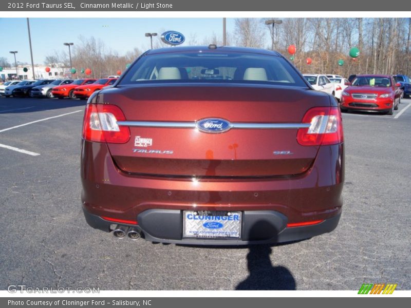 Cinnamon Metallic / Light Stone 2012 Ford Taurus SEL