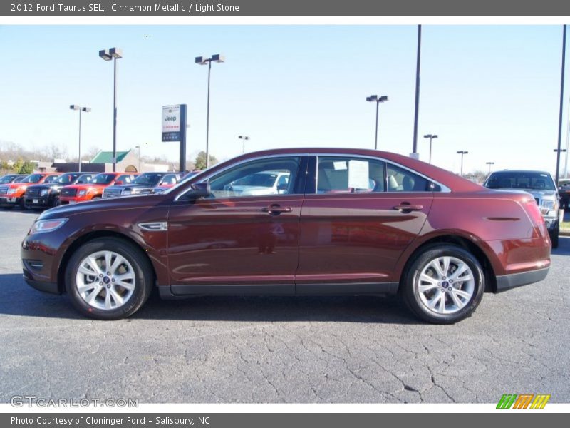 Cinnamon Metallic / Light Stone 2012 Ford Taurus SEL