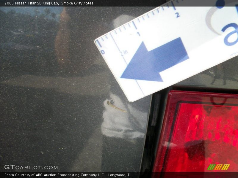 Smoke Gray / Steel 2005 Nissan Titan SE King Cab