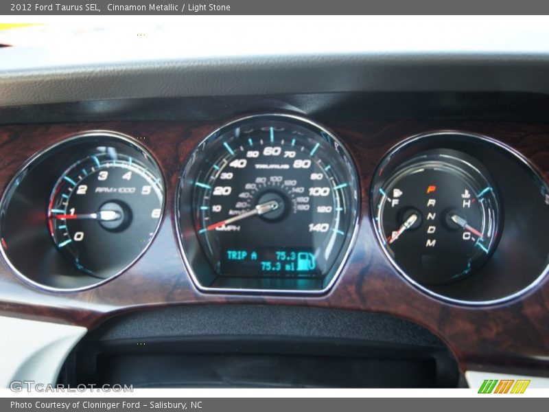 Cinnamon Metallic / Light Stone 2012 Ford Taurus SEL