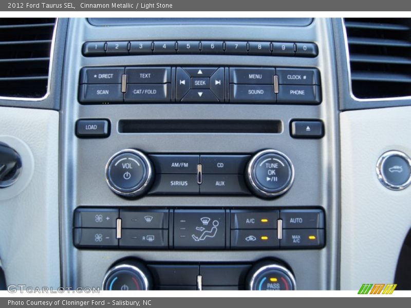Cinnamon Metallic / Light Stone 2012 Ford Taurus SEL