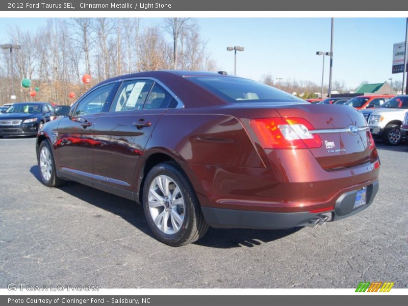 Cinnamon Metallic / Light Stone 2012 Ford Taurus SEL