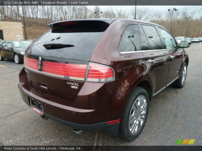 Cinnamon Metallic / Light Camel 2010 Lincoln MKX AWD