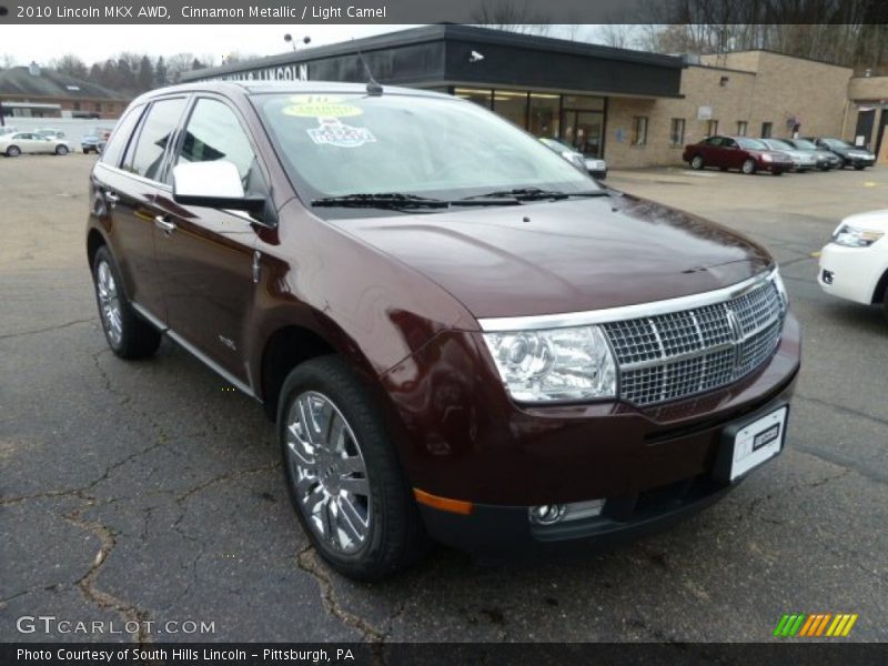 Cinnamon Metallic / Light Camel 2010 Lincoln MKX AWD