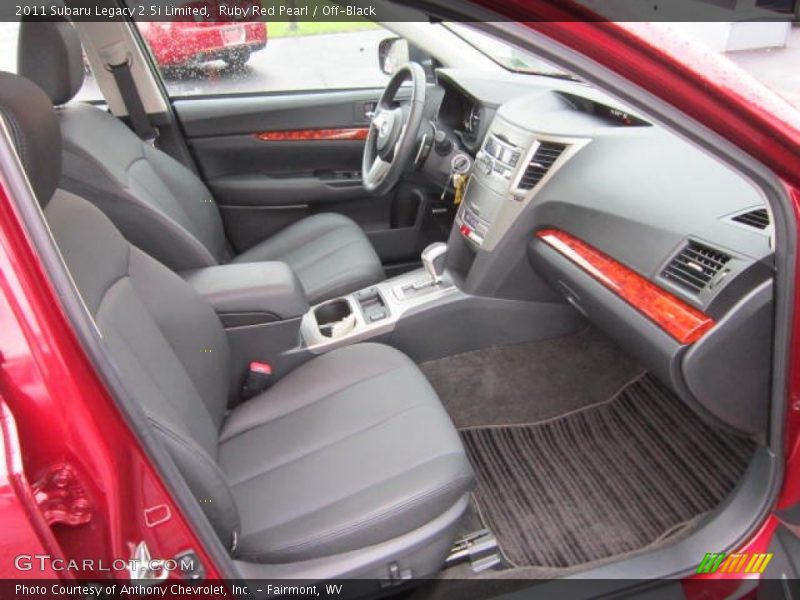 Ruby Red Pearl / Off-Black 2011 Subaru Legacy 2.5i Limited