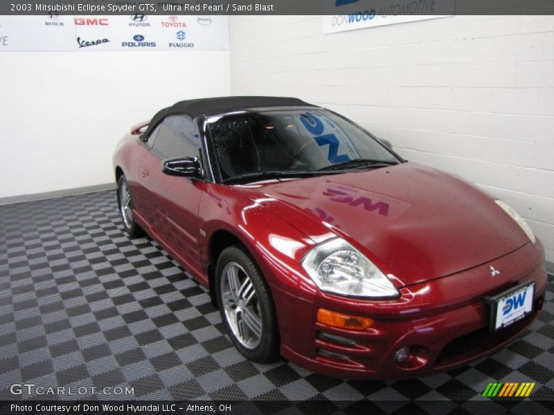 Ultra Red Pearl / Sand Blast 2003 Mitsubishi Eclipse Spyder GTS