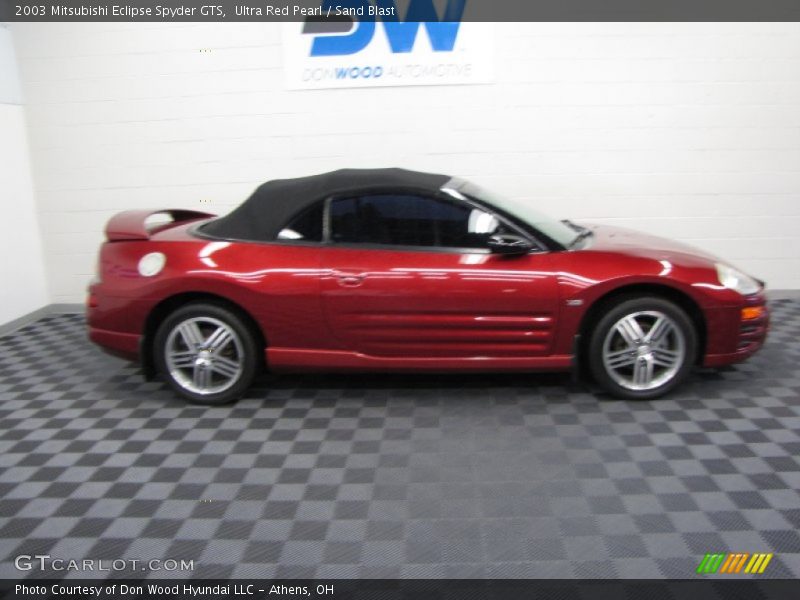 Ultra Red Pearl / Sand Blast 2003 Mitsubishi Eclipse Spyder GTS